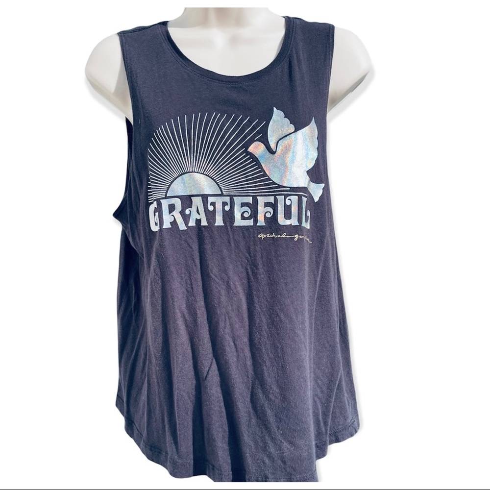 SPIRITUAL GANGSTER Grateful cotton tank top
